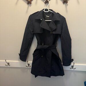 Trench Coat - Navy Blue